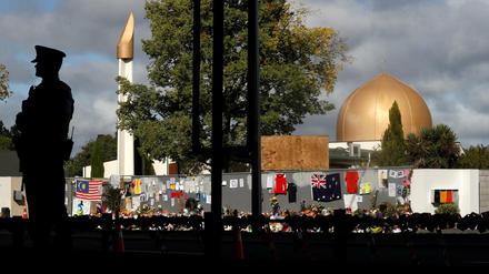 Eine der angegriffenen Moscheen in Christchurch