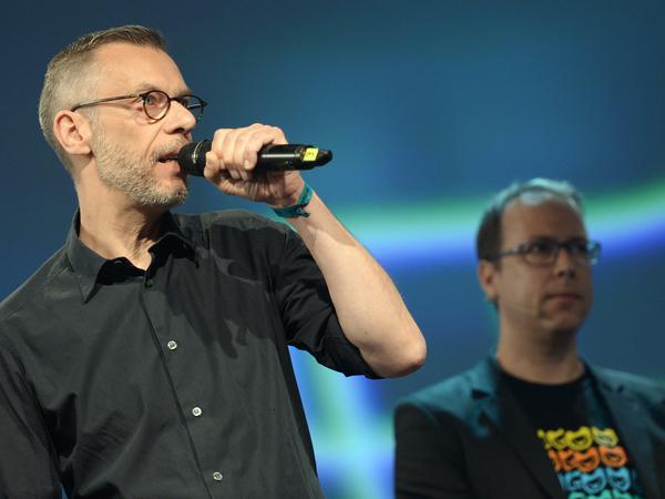 Für ein freies Netz: Johnny Haeusler (li.) und Markus Beckedahl sind die Gründer der Internet-Konferenz re:publica, die seit 2007 in Berlin stattfindet.