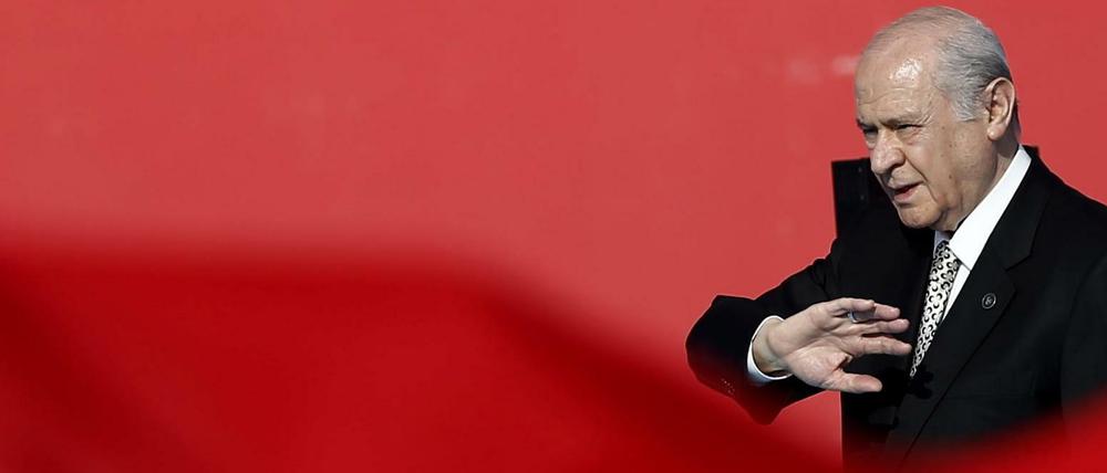 Der türkische Nationalistenchef Devlet Bahceli (hier ein Archivbild).