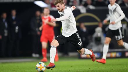 Timo Werner im Länderspiel gegen Serbien