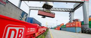 Damit die Wirtschaft läuft: Ein Umschlagterminal in Frankfurt am Main.