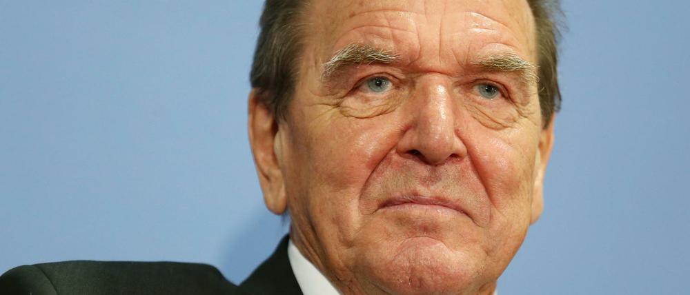 Der ehemalige Bundeskanzler Gerhard Schröder (SPD). 