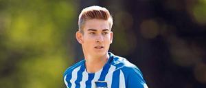 Vor dem Abflug. Jonathan Klinsmann wird Hertha wohl verlassen. 