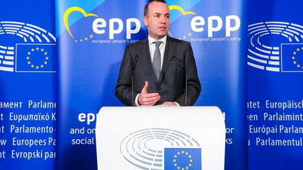 Das Programm ist klar auf den gemeinsamen Kandidaten Manfred Weber (CSU) zugeschnitten.