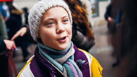 Die 16-jährige schwedische Klimaaktivistin Greta Thunberg.