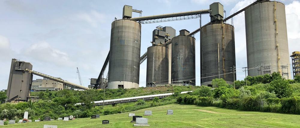 Eine Anlage zur Kohlenwäsche in Greene County in Pennsylvania.