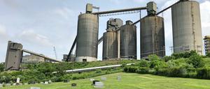Eine Anlage zur Kohlenwäsche in Greene County in Pennsylvania.