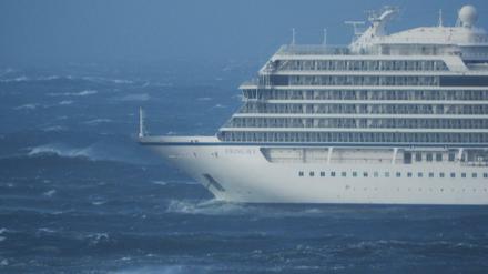 Die "Viking Sky" am Samstag