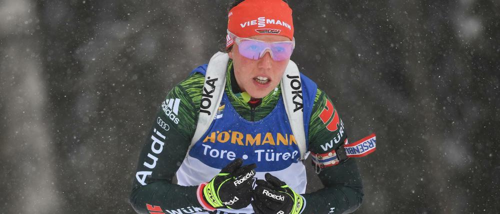 Unsichere Zukunft. Laura Dahlmeier könnte ihre Karriere bereits mit 25 Jahren beenden.
