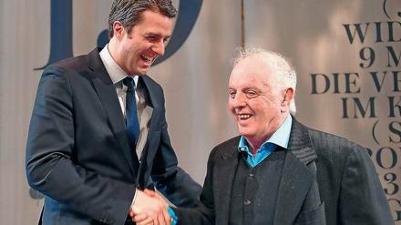 Daniel Barenboim (rechts) und Matthias Schulz