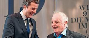 Daniel Barenboim (rechts) und Matthias Schulz