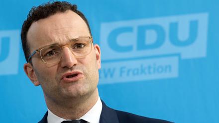 Bundesgesundheitsminister Jens Spahn bei der CDU-Landtagsfraktionssitzung in Düsseldorf.