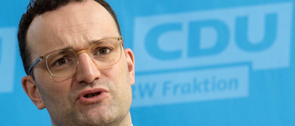 Bundesgesundheitsminister Jens Spahn bei der CDU-Landtagsfraktionssitzung in Düsseldorf.