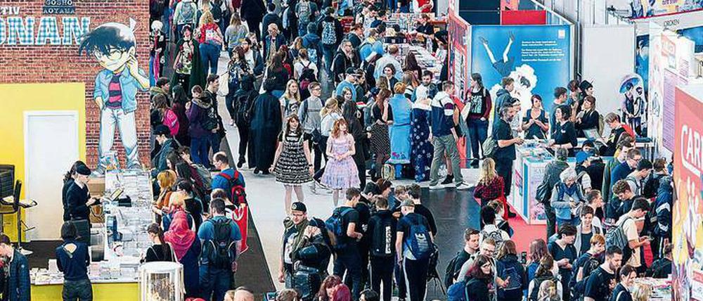 Das große Gedränge. Auf der Buchmesse präsentierten mehr als 2500 Aussteller ihre Neuerscheinungen.