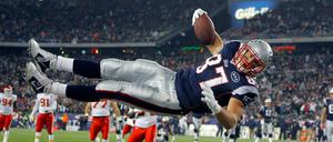 Abflug mit Titel. Rob Gronkowski (oben) von den New England Patriots beendet seine Karriere.