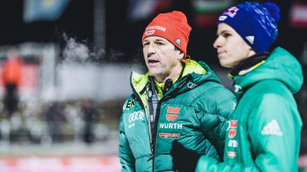 Talentschmied. Werner Schuster mit Olympiasieger Andreas Wellinger.