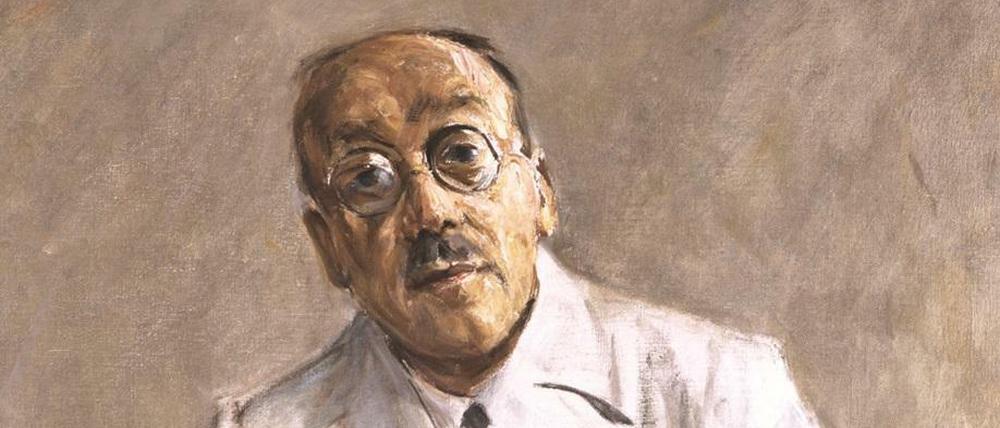 Ein Porträt Sauerbruchs, das Max Liebermann malte.