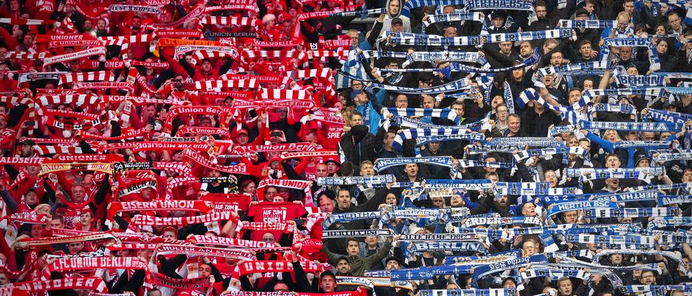 Der 1. FC Union und Hertha BSC treffen am Samstag aufeinander – vor vollbesetzten Rängen. 