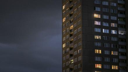 Plattenbau in Berlin.