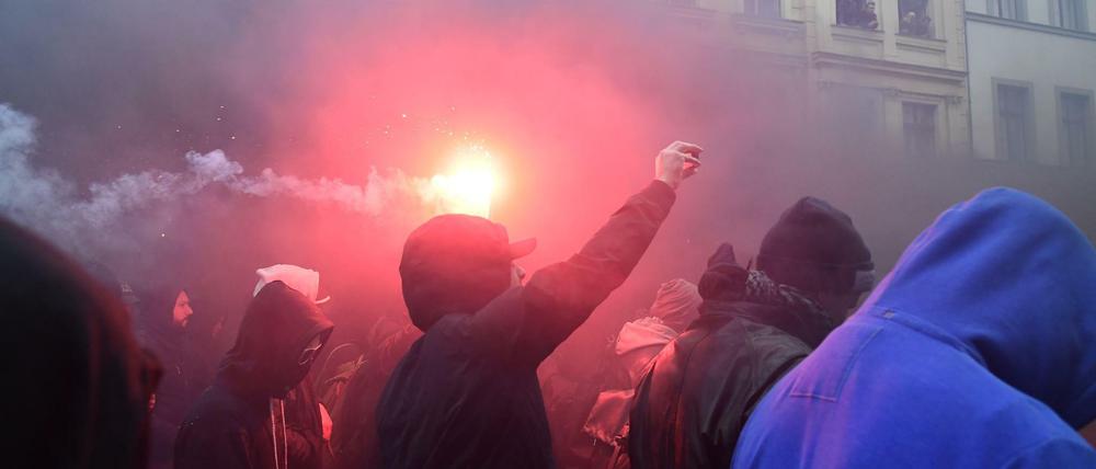 Die traditionelle Demonstration der linken Szene am 1. Mai könnte dieses Jahr in Friedrichshain stattfinden.