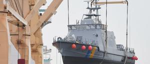 Ein Küstenschutzboot für Saudi-Arabien. Wenn es nach der SPD geht, sollen vorerst keine Waffen mehr nach Saudi-Arabien geliefert werden.