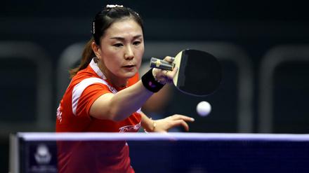 Auch sie konnte das Aus nicht verhindern: Shan Xiaona vom TTC Eastside.