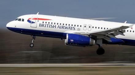 Ein Flugzeug der Fluglinie British Airways.