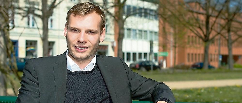 Mit 25 Jahren wurde Philipp Wesemann Bürgermeister der Stadt Forst im Landkreis Spree-Neiße (Brandenburg).
