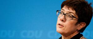 CDU-Vorsitzende Annegret Kramp-Karrenbauer.