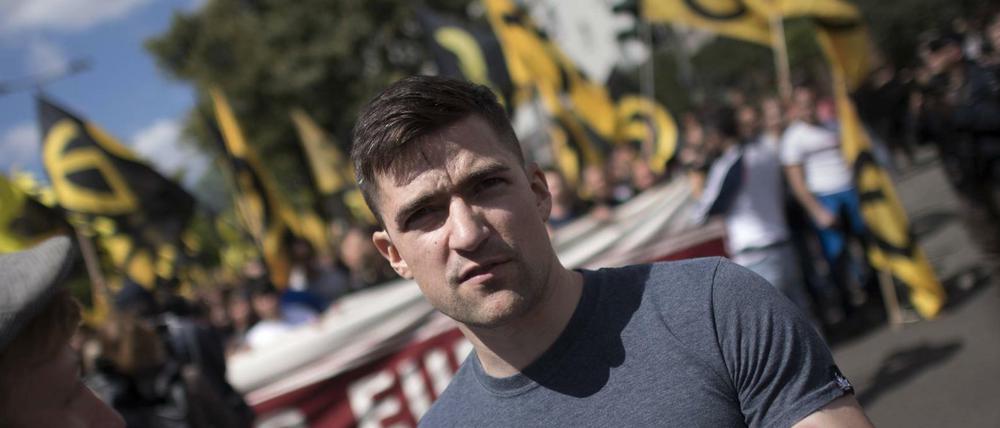 Der Identitären-Anführer Martin Sellner.