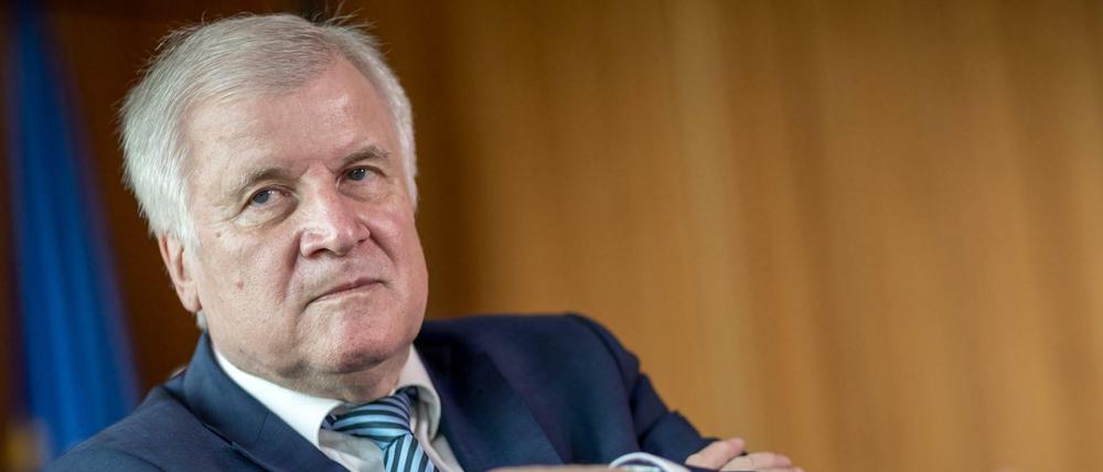 Horst Seehofer (CSU), Bundesminister für Inneres, Heimat und Bau.