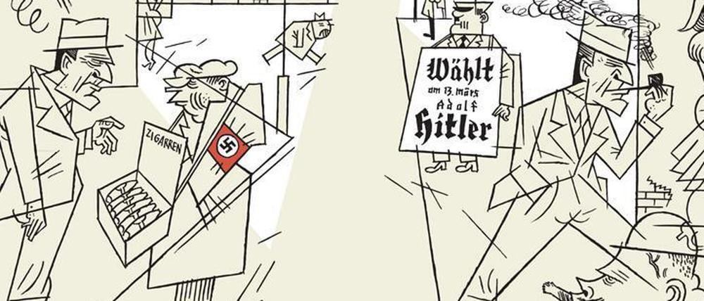 Zeitreise I: Eine Seite aus „Grosz“.