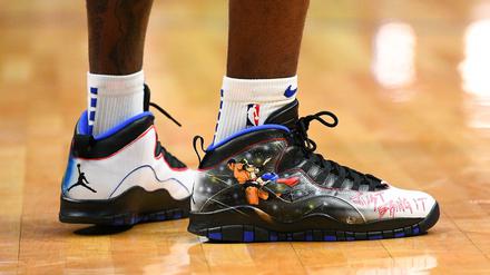 Ausgefallen. Der Kreativität ist dem Schuhwerk der Basketballer keine Grenze gesetzt.