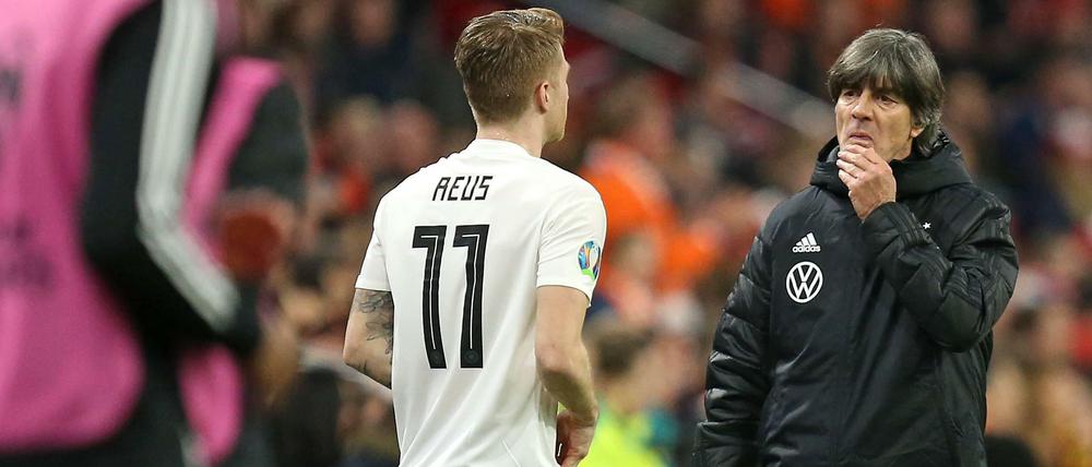 Richtungsweisend. Joachim Löw wechselt Marco Reus ein.