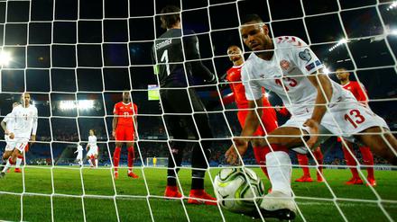 Noch eins: Dänemark dreht am Ende der Partie gegen die Schweiz auf.