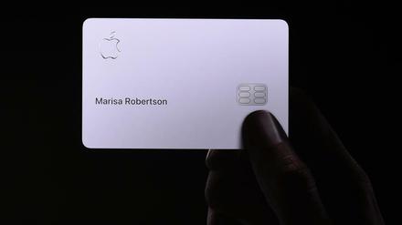 Präsentation der Apple Card auf der Keynote in Cupertino.