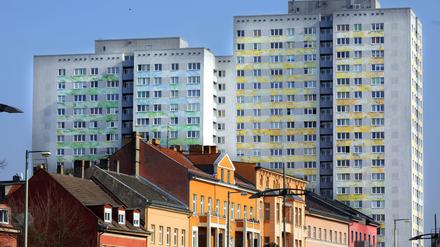 Historischer und moderner Wohnraum an der Frankfurter Allee im Bezirk Friedrichshain