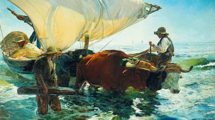 Aufgebauscht. Joaquín Sorolla hatte mit der „,Rückkehr vom Fischfang“ 1894 einen Riesenerfolg – Frankreich kaufte das Gemälde.