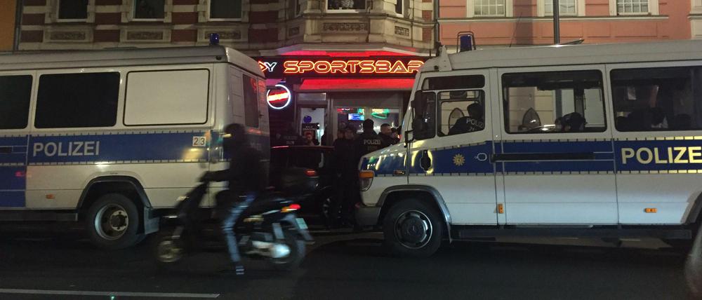40 Einsatzkräfte waren an der Razzia in Neukölln am Mittwochabend beteiligt.