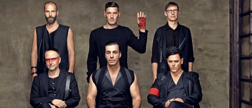Die Berliner Rockband Rammstein.