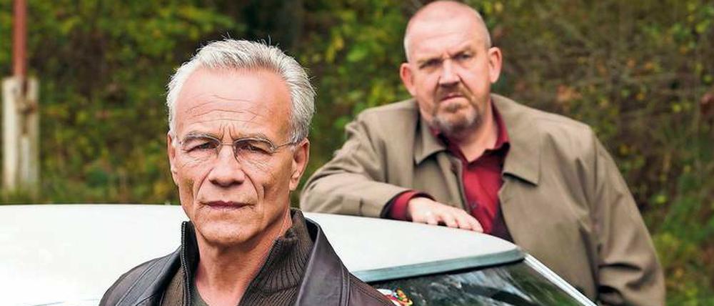 Bekommen es mit Blindgängern und Bauherren zu tun: Die Kommissare Schenk (Dietmar Bär, rechts) und Ballauf (Klaus J. Behrendt).