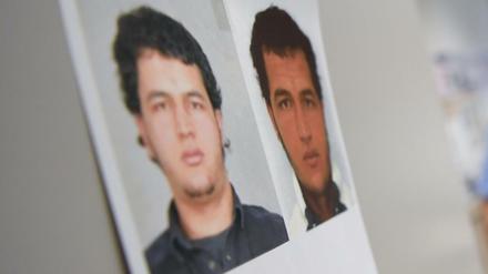 Fahndungsfotos des Breitscheidplatz-Attentäters Anis Amri.