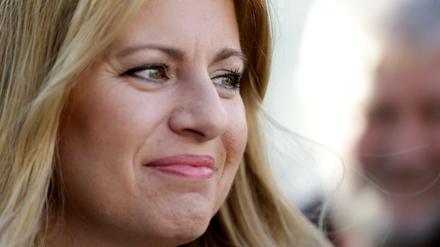 Zuzana Caputova, slowakische Präsidentschaftskandidatin. 