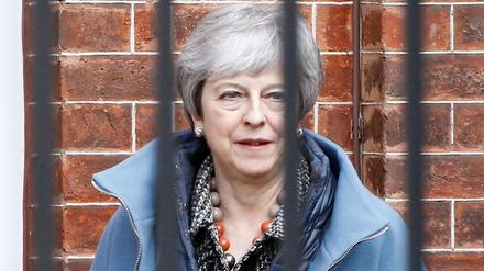 In der Klemme: Die britische Premierministerin Theresa May.