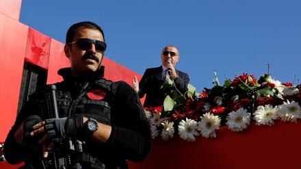 Es sind „nur“ Kommunalwahlen, doch Präsident Recep Tayyip Erdogan eilt von Kundgebung zu Kundgebung.