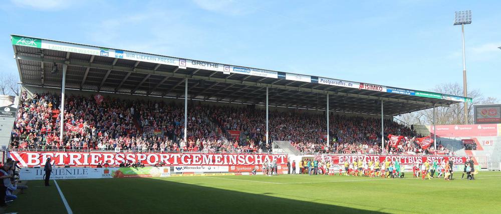 Das Stadion der Freundschaft des FC Energie Cottbus.