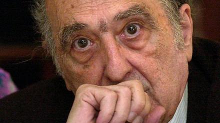 Der mehrfach ausgezeichnete spanische Schriftsteller Rafael Sanchez Ferlosio. 