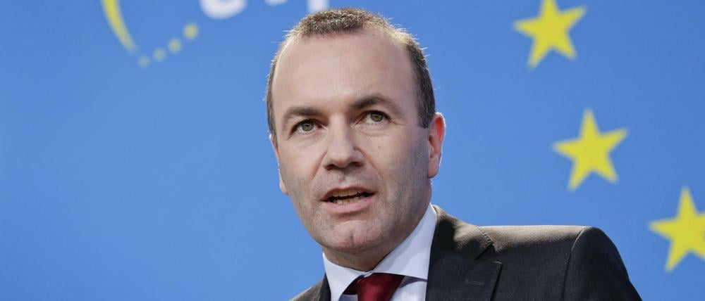 Der Spitzenkandidat der EVP bei der Europawahl, Manfred Weber.