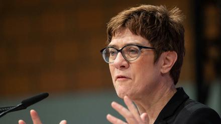Die Vorsitzende der CDU Annegret Kramp-Karrenbauer.
