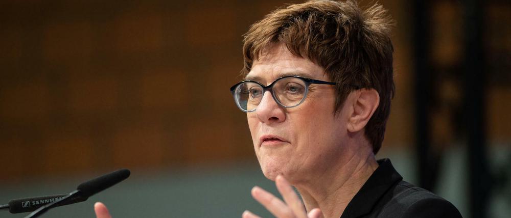 Die Vorsitzende der CDU Annegret Kramp-Karrenbauer.